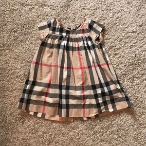 Button Back Burberry Dress